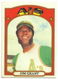 1972 Topps Baseball Cards      111     Jim Grant